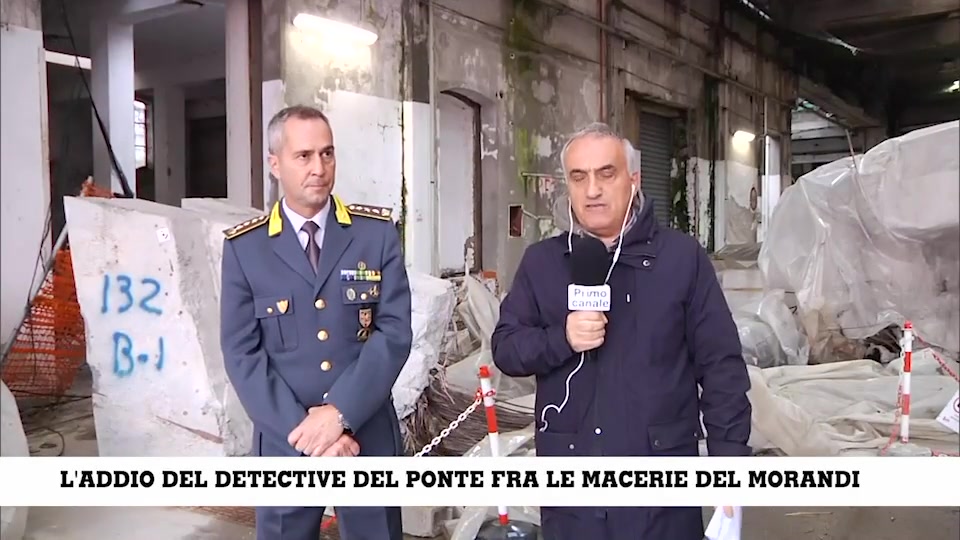 L'addio del detective del ponte fra le macerie del Morandi